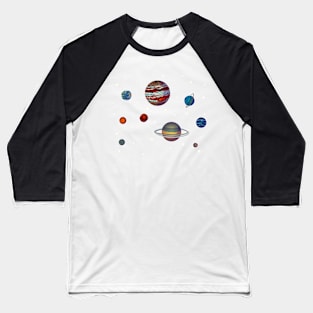 Planets Baseball T-Shirt